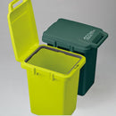 ゴミ箱 約30L 33リットル ごみ箱 日本製 キッチン ふた付き フタ 蓋 グリーン 緑 連結可能 【納期B】【azm-cs2-33】