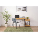 ダイニングチェア 北欧 椅子 脚 スチール製 ソフトレザー おしゃれ カントリー調 モダン スタイリッシュ デザイン ナチュラル 肘なし ひじ掛けなし インテリア 【納期A】【azm-cyk-10】