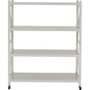 ラック 棚 収納 インダストリアル 無骨 スチール製 鉄製 スタイリッシュ シンプル 収納棚 収納ラック キャスター付き 組み立て簡単 黒 ブラック 白系 グレー系 【納期A】【azm-dis-683】