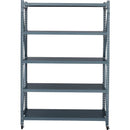 ラック 棚 収納 インダストリアル 無骨 本棚 スチールラック オープンラック シンプル ガレージ 車庫 倉庫 オフィス キャスター付き 黒 ブラック 白系 グレー系 【納期A】【azm-dis-684】