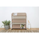 ラック 3段 棚 スチールラック 収納棚 オープンラック ディスプレイラック マガジンラック リビング 店舗用 什器 ブラック 黒 ブラウン 茶色 ホワイト 白 【納期A】【azm-dis-73】