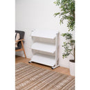 ラック 3段 棚 スチールラック 収納棚 オープンラック ディスプレイラック マガジンラック リビング 店舗用 什器 ブラック 黒 ブラウン 茶色 ホワイト 白 【納期A】【azm-dis-73】