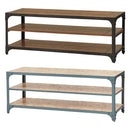 テレビ台 テレビボード 幅120cm インダストリアル アメリカン アメカジ かっこいい スタイリッシュ シンプル 2段 棚 ラック TV台 リビング TVボード 【納期A】【azm-dis-941】