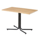 カフェテーブル 長方形 天板 おしゃれ 脚 サイドテーブル 【納期A】【azm-end-224tbr】