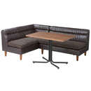 カフェテーブル 長方形 天板 おしゃれ 脚 サイドテーブル 【納期A】【azm-end-224tbr】