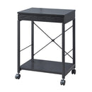 デスクワゴン サイドワゴン マルチワゴン サイドテーブル 引き出し キャスター付き スチール 脚 木製 北欧 ナチュラル おしゃれ カントリー 2段 ラック 収納棚 【納期B】【azm-end-330】