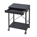 デスクワゴン サイドワゴン マルチワゴン サイドテーブル 引き出し キャスター付き スチール 脚 木製 北欧 ナチュラル おしゃれ カントリー 2段 ラック 収納棚 【納期B】【azm-end-330】