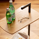 サイドテーブル おしゃれ キャスターつき ワゴン テーブル 棚 収納 インテリア リビング 木製 ソファサイド ベッドサイド 2段 トレー 天板 北欧 ナチュラル 【納期B】【azm-end-353】