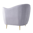 ソファ ソファー 1人掛け 一人掛け かわいい フェミニン ガーリー 姫系 北欧 ファブリック 布地 ベロア生地 クッション付き 上品 おしゃれ ピンク グレー 【納期A】【azm-est-111】