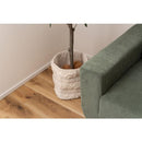 プランターカバー おしゃれ 巻き付け 鉢カバー 植木鉢カバー 目隠し 観葉植物 室内 インテリア パッチワーク風 ラベル アメカジ マジックテープ ボタン 留め 【納期B】【azm-fab-008】