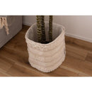 鉢カバー 植木鉢カバー プランターカバー おしゃれ 巻き付け 目隠し 観葉植物 室内 インテリアグリーン  ビンテージ風 レトロ アメカジ マジックテープ ボタン 【納期B】【azm-fab-009】