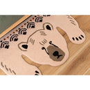 ラグ マット おしゃれ かわいい 面白い おもしろ 目立つ アニマル 動物柄 寅 トラ 虎 きつね 狐 キツネ シロクマ 白熊 白くま キッチン ドアマット 玄関マット 【納期B】【azm-fab-011】