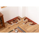 ラグ マット おしゃれ かわいい 面白い おもしろ 目立つ アニマル 動物柄 寅 トラ 虎 きつね 狐 キツネ シロクマ 白熊 白くま キッチン ドアマット 玄関マット 【納期B】【azm-fab-011】