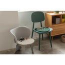 チェアマット 座布団 チェアシート クッションシート おしゃれ かわいい 面白い おもしろ アニマル 動物柄 猫 ネコ フクロウ ひつじ 羊 クマ 熊 円形 丸型 【納期B】【azm-fab-012】