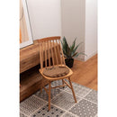 チェアマット 座布団 チェアシート クッションシート おしゃれ かわいい 面白い おもしろ アニマル 動物柄 猫 ネコ フクロウ ひつじ 羊 クマ 熊 円形 丸型 【納期B】【azm-fab-012】