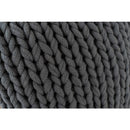 クッション 40×40cm ニット 編み込み おしゃれ くすみ 色 アースカラー 韓国インテリア コットン 綿 かわいい もこもこ ガーリー ロマンチック 姫系 ピンク 白 【納期B】【azm-fab-101】