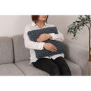 クッション 40×40cm ニット 編み込み おしゃれ くすみ 色 アースカラー 韓国インテリア コットン 綿 かわいい もこもこ ガーリー ロマンチック 姫系 ピンク 白 【納期B】【azm-fab-101】