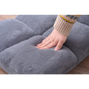 座椅子 リクライニング 椅子 座いす 坐椅子 フロアチェア フロアーチェアー ワイド 大きめ 幅広 二人掛け 2人 ブラック 黒 ブラウン 茶色 グレー インテリア 【納期B】【azm-fkc-005】