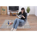 座椅子 リクライニング 1人用 フロアチェア 一人掛け クッション性 ブラック 黒 ブラウン 茶色 グレー インテリア 完成品 おしゃれ かわいい シンプル 無地 【納期B】【azm-fkc-006】