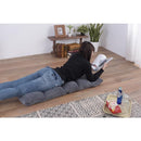 座椅子 リクライニング 1人用 フロアチェア 一人掛け クッション性 ブラック 黒 ブラウン 茶色 グレー インテリア 完成品 おしゃれ かわいい シンプル 無地 【納期B】【azm-fkc-006】