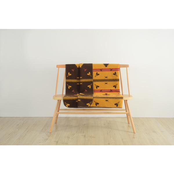 ブランケット 130×150cm ひざ掛け 膝掛け おしゃれ リーバーシブル 冷房対策 肩掛け アウトドア キャンプ 冬 大判 かわいい 両面使用可能 【納期B】【azm-gls-488】