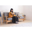 ブランケット 130×150cm ひざ掛け 膝掛け おしゃれ リーバーシブル 冷房対策 肩掛け アウトドア キャンプ 冬 大判 かわいい 両面使用可能 【納期B】【azm-gls-488】