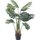 フェイクグリーン モンステラ 観葉植物 インテリアグリーン リアル 鉢付き ベースつき おしゃれ 玄関 リビング オフィス 会社 カフェ レストラン 雑貨 装飾 【納期B】【azm-grn-11】