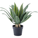 フェイクグリーン アガベ 観葉植物 インテリアグリーン リアル 鉢付き ベースつき おしゃれ 玄関 リビング オフィス 会社 カフェ レストラン 雑貨 装飾 【納期B】【azm-grn-14】