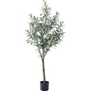 フェイクグリーン オリーブ 観葉植物 インテリアグリーン リアル 鉢付き ベースつき おしゃれ 玄関 リビング オフィス 会社 カフェ レストラン 雑貨 装飾 【納期B】【azm-grn-17】
