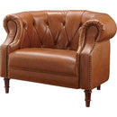 レザーソファ レザーソファー 合皮 ソフトレザー 1人掛けソファ 一人掛けソファー レトロ ビンテージデザイン ヴィンテージ風 アメリカン ソファ 【納期A】【azm-gs-239lbr】