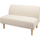 2人掛ソファ 肘なし 二人掛け カバーリング グリーン 緑 アイボリー 【納期A】【azm-gs-335】