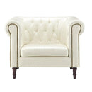 レトロソファ アメリカン レザーソファ 合皮 フェイクレザー アンティーク風 ヴィンテージ風 ソファ １人用 一人掛け ソファー 【納期A】【azm-gs-339】