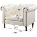 レトロソファ アメリカン レザーソファ 合皮 フェイクレザー アンティーク風 ヴィンテージ風 ソファ １人用 一人掛け ソファー 【納期A】【azm-gs-339】