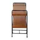 棚 シェルフ ラック 3段 おしゃれ 木製 スチール オープンラック ディスプレイラック 収納 オープンシェルフ リビング収納 北欧 本棚 【納期A】【azm-gt-122】