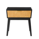 ナイトテーブル サイドテーブル 引き出し付き 寝室 ベッドルーム ミニ ローテーブル おしゃれ 北欧 モダン カントリー ナチュラル 白 ホワイト 黒 ブラック 【納期A】【azm-gt-311】