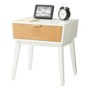 ナイトテーブル サイドテーブル 引き出し付き 寝室 ベッドルーム ミニ ローテーブル おしゃれ 北欧 モダン カントリー ナチュラル 白 ホワイト 黒 ブラック 【納期A】【azm-gt-311】