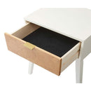 ナイトテーブル サイドテーブル 引き出し付き 寝室 ベッドルーム ミニ ローテーブル おしゃれ 北欧 モダン カントリー ナチュラル 白 ホワイト 黒 ブラック 【納期A】【azm-gt-311】