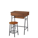 ドレッサー スツール セット 椅子 鏡 ミラー 収納 小物入れ デスク 机 テーブル シンプル 天然木 スチール 脚 コンパクト 1人暮らし ひとり暮らし ナチュラル 【納期A】【azm-gt-312】