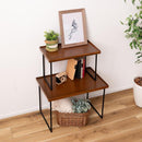 サイドテーブル ミニ サブ ローテーブル センターテーブル リビングテーブル 2個セット サイズ違い ラック 棚 ディスプレイ おしゃれ 北欧 ナチュラル カフェ風 【納期A】【azm-gt-314】