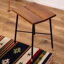 スツール おしゃれ 北欧 木製 椅子 腰掛け スチール 脚 シンプル 玄関 リビング ダイニング インテリア カフェ風 高さ 45cm サイズ 座高 ナチュラル カントリー 【納期B】【azm-gt-413】