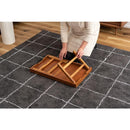 ローテーブル 折りたたみ 折り畳み センターテーブル サイドテーブル 簡易 テーブル リビング 一人暮らし ひとり暮らし 折れ脚 天板 取り外し 木製 天然木 【納期B】【azm-gt-660】