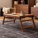 ローテーブル 折りたたみ 折り畳み センターテーブル サイドテーブル 簡易 テーブル リビング 一人暮らし ひとり暮らし 折れ脚 天板 取り外し 木製 天然木 【納期B】【azm-gt-660】