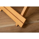 折りたたみテーブル 45cm カフェテーブル ベランダ 屋外 おしゃれ 庭 ガーデン 木 ウッド 折り畳み 簡易 サイドテーブル 円形 丸 ラウンド ナチュラル 北欧 【納期B】【azm-gt-668】