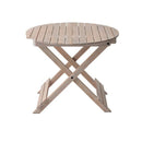 折り畳みテーブル 60cm ベランダ 屋外 おしゃれ テラス 屋上 アウトドア キャンプ 庭 ガーデニング 木製 ウッドテーブル 折り畳み バルコニー 円形 丸型 北欧 【納期B】【azm-gt-669】