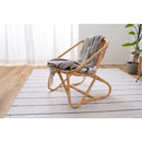 ラタンチェア おしゃれ 北欧 ダイニング 椅子 イス 完成品 天然木製 コンパクト パーソナルチェアー アジアン モダン カントリー ナチュラル カフェ風 背もたれ 【納期A】【azm-guy-256】