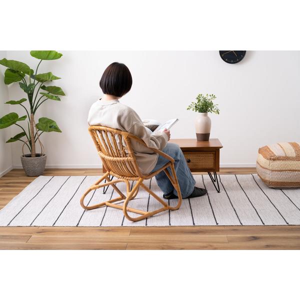 ラタンチェア おしゃれ 北欧 ダイニング 椅子 イス 完成品 天然木製 コンパクト パーソナルチェアー アジアン モダン カントリー ナチュラル カフェ風 背もたれ 【納期A】【azm-guy-256】
