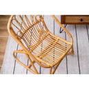 ラタンチェア おしゃれ 北欧 ダイニング 椅子 イス 完成品 天然木製 コンパクト パーソナルチェアー アジアン モダン カントリー ナチュラル カフェ風 背もたれ 【納期A】【azm-guy-256】