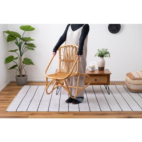 ラタンチェア おしゃれ 北欧 ダイニング 椅子 イス 完成品 天然木製 コンパクト パーソナルチェアー アジアン モダン カントリー ナチュラル カフェ風 背もたれ 【納期A】【azm-guy-256】