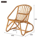 ラタンチェア おしゃれ 北欧 ダイニング 椅子 イス 完成品 天然木製 コンパクト パーソナルチェアー アジアン モダン カントリー ナチュラル カフェ風 背もたれ 【納期A】【azm-guy-256】