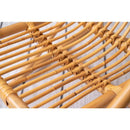 ラタンチェア おしゃれ 北欧 ダイニング 椅子 イス 完成品 天然木製 コンパクト パーソナルチェアー アジアン モダン カントリー ナチュラル カフェ風 背もたれ 【納期A】【azm-guy-256】